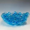 Aqua Blue Bubble Bowl