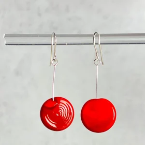 Glass Tab Earrings
