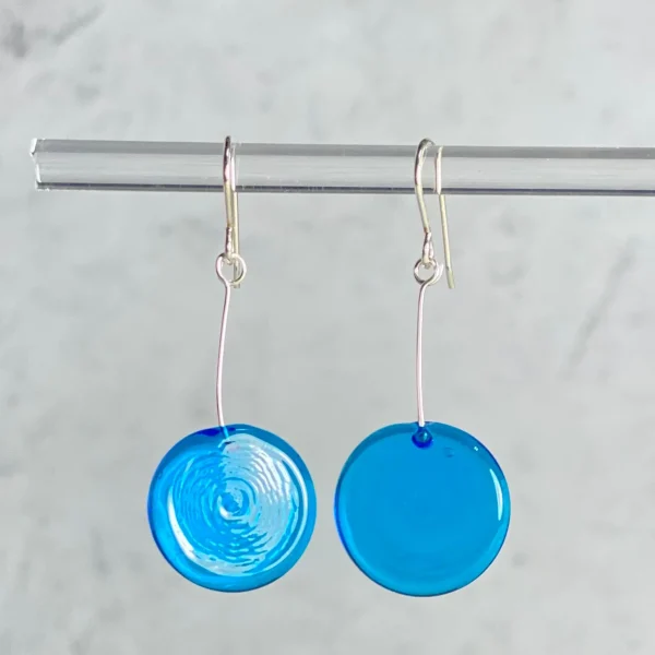 Glass Tab Earrings