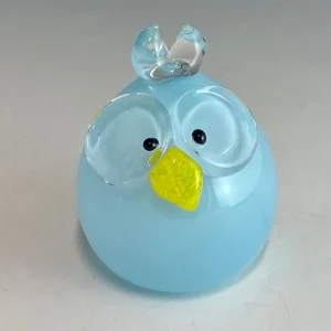Handblown Glass Baby Owl