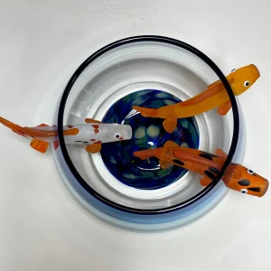 Koi Blue Fish Bowl