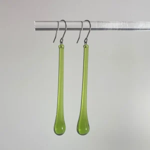 Long Ondine Glass Drop Earrings