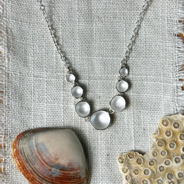 Medium Sterling Silver Gradient Necklace