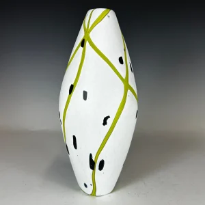 Medium Torpedo White Chrysocolla Vase