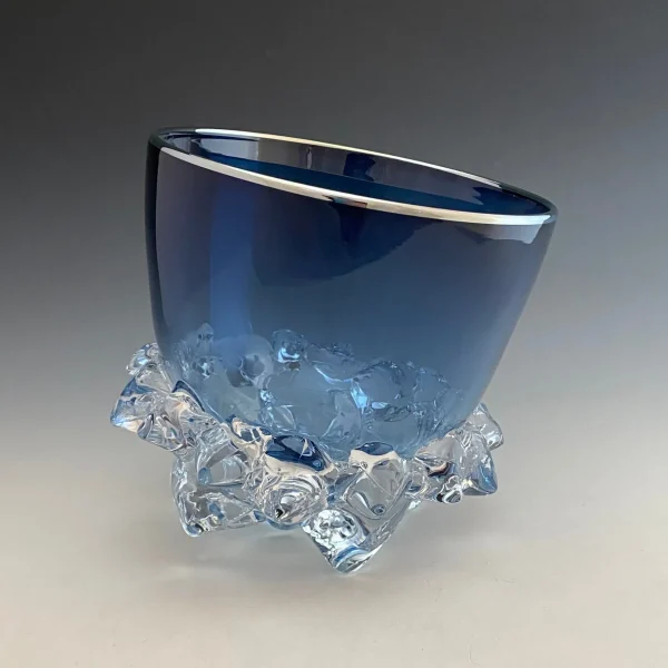 7" Midnight Blue Thorn Vessel