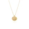 Moon and Stars Charm Pendant with Diamonds