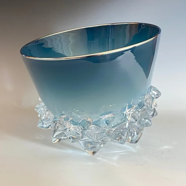 Opal Blue Thorn Vessel