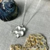 Peony Pod Sterling Silver Pendant Necklace