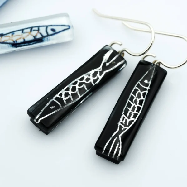 Pisces Bar Earrings