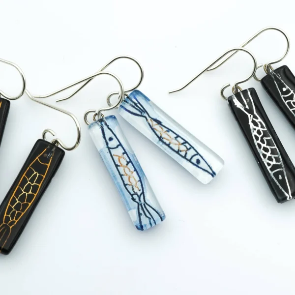 Pisces Bar Earrings