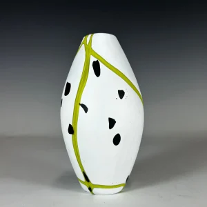 Small Torpedo White Chrysocolla Vase