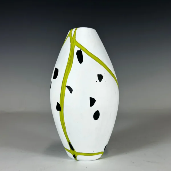Small Torpedo White Chrysocolla Vase