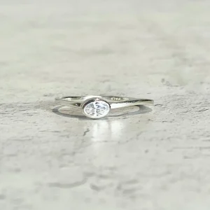 Stackable Ring with CZ