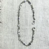 Sterling Silver Charm Bracelet with Sapphires