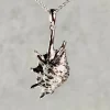 Sterling Silver Conch Shell Pendant