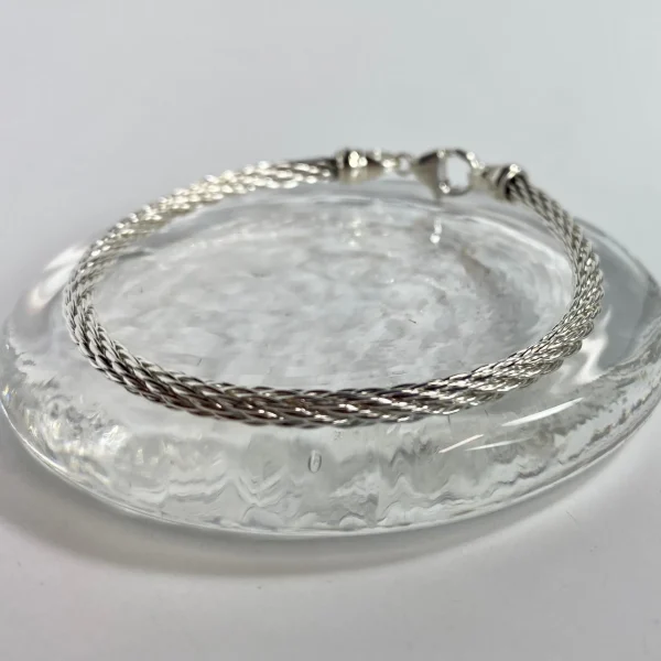 Sterling Silver 2mm Cable Bracelet